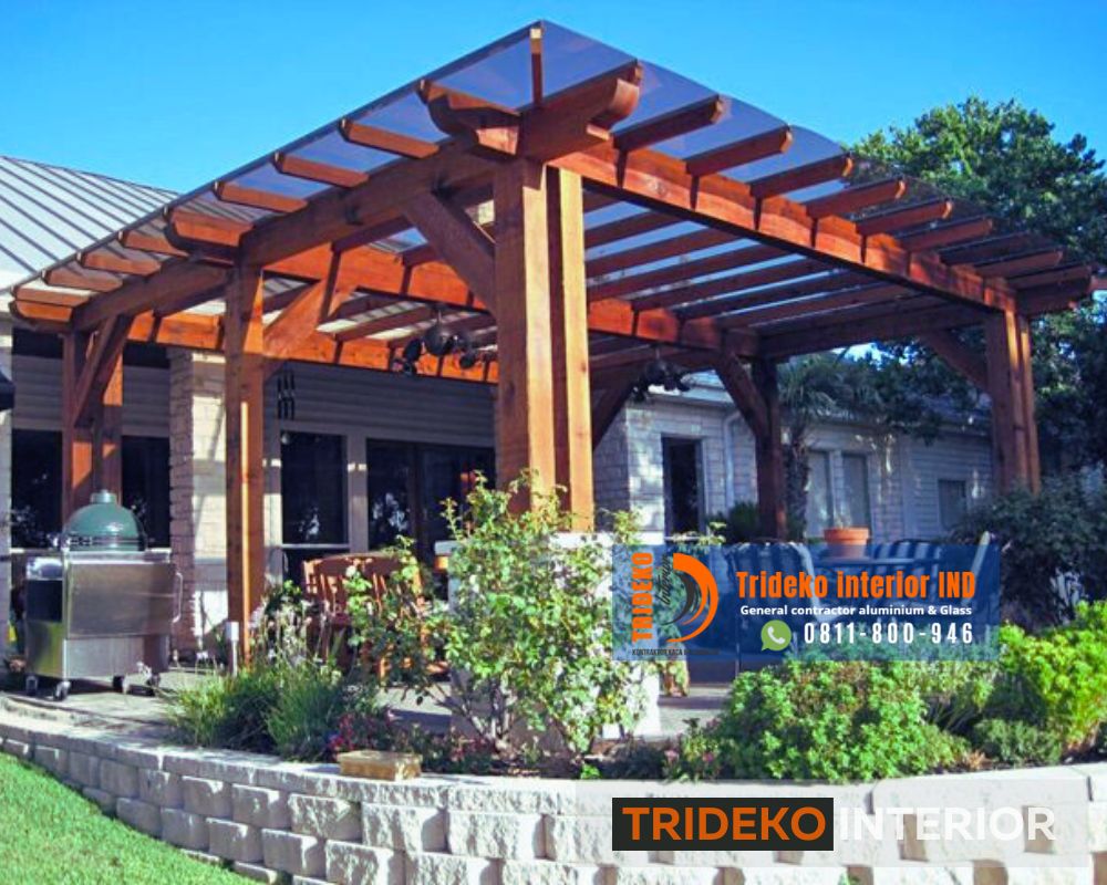 Atap Pergola Kaca