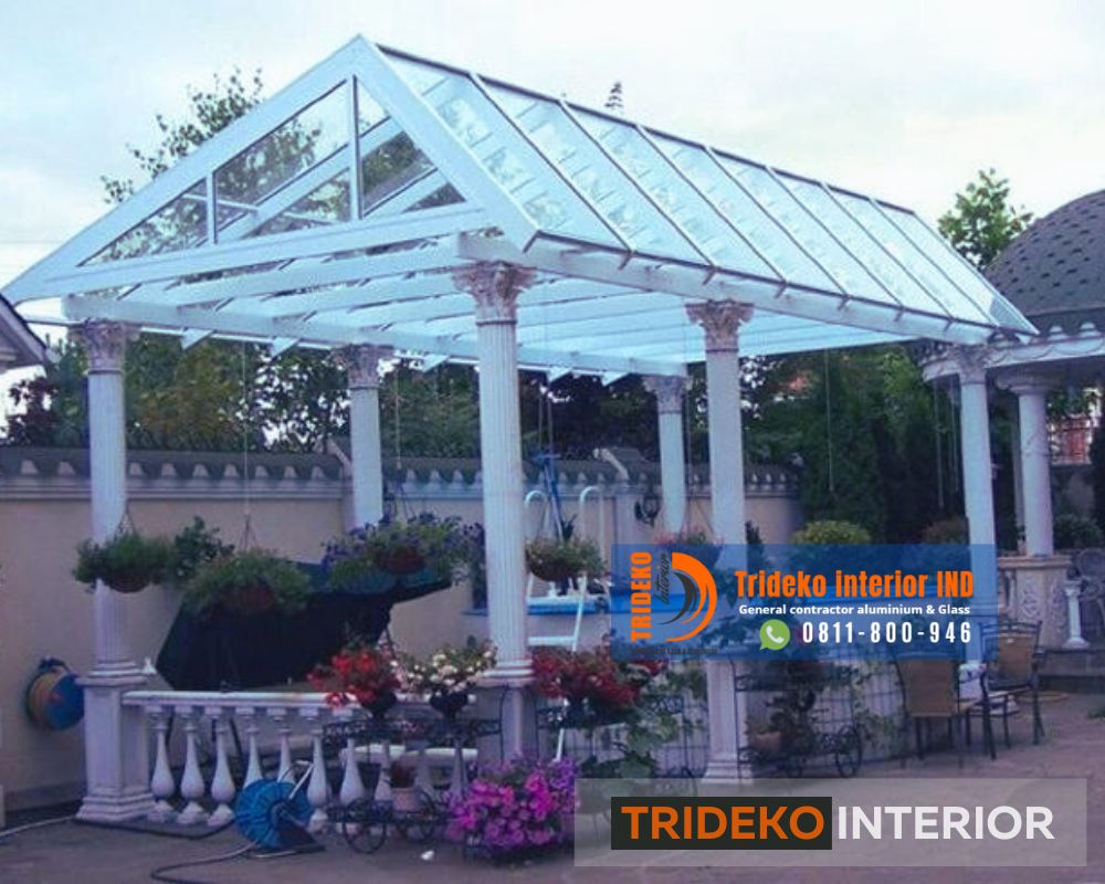 Atap Pergola Kaca
