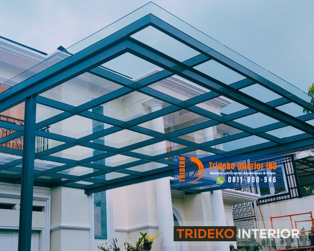 Empat Jenis Kanopi Kaca Terbaik untuk Eksterior Rumah Anda 2 jenis kanopi kaca terbaik