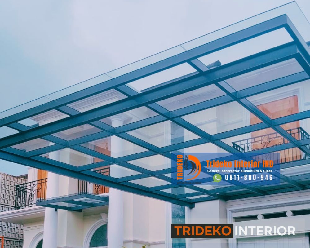 Empat Jenis Kanopi Kaca Terbaik untuk Eksterior Rumah Anda 3 jenis kanopi kaca terbaik