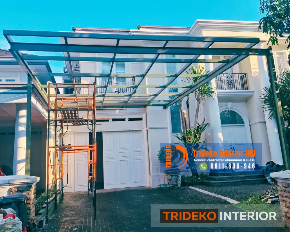 Empat Jenis Kanopi Kaca Terbaik untuk Eksterior Rumah Anda 6 jenis kanopi kaca terbaik