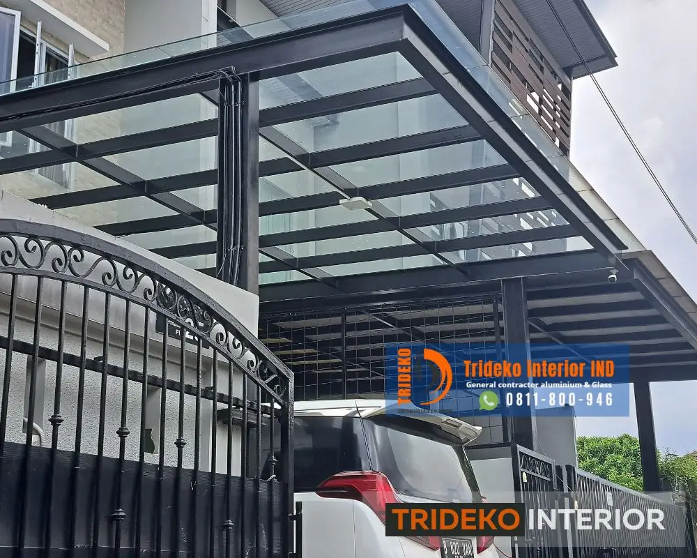 Desain kanopi minimalis